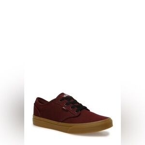 Vans Kids Maroon Sneakers with Black Laces